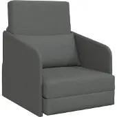 vidaXL Canapé-lit gris foncé 65 x 80 x 83 cm Tissu