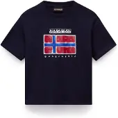Napapijri Sella Short Sleeve T-shirt Bleu 16 Years Enfants