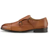 JOOP! Chaussure basse 'Pero Kleitos Monk' cognac