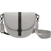 Vuxen Sac à bandoulière gris clair / noir