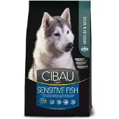 Cibau Sensitive Adult Medium/Maxi 12kg+2kg FREE