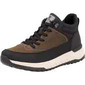 Rieker Chaussure de sport à lacets marron / noir