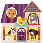 Janod Puzzle musical Mes petits compagnons