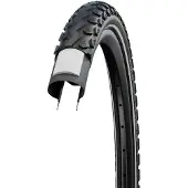 Schwalbe Land Cruiser Plus Active Punctureguard 28'' X 2.15 Pneu urbain rigide Noir 28'' x 2.15 Noir 28'' x 2.15