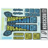 RockShox Troy Lee Designs Decals Kit Bleu 35 mm