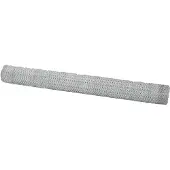 vidaXL Clôture hexagonale argent 1,6 x 50 m Acier galvanisé