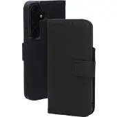 Mobiparts Leather Wallet Case Samsung Galaxy S24 Black (MagSafe Compatible) (Samsung Galaxy S24+), Coque pour téléphone portable, Noir