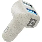 Xtrememac Eco Double USB-A Car Charger, Adaptateur pour véhicule, Multicolore