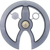 Hebie Disque de protection de chaîne 0323, 46-48 dents, PVC, bleu transparent, AS