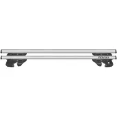 Menabo 000094700000, barres de toit, support de toit, aluminium, caoutchouc, noir, argent