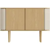 UMAGE Treasures Armoire à 2 Portes Oak | White Sands