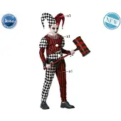 Atosa Déguisement De Garçon Harlequin Halloween
