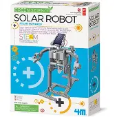 4M Green Science Solar Panel Robot Argenté Enfants