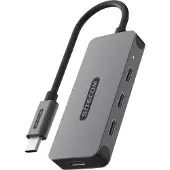 Sitecom Hub Usb-c Pro Vers 4 X Argenté / Noir (cn-5014)