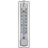 TFA Thermomètre mural 12.2001.54 Gr, Thermomètre + hygromètre, Argent