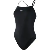 Speedo Eco Endurance+ Thinstrap Swimsuit Noir UK 36 Femme