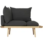 UMAGE Lounge Around 1½ places Canapé Oak | Shadow