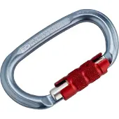 Climbing Technology Pillar Tg Anodized Snap Hook Rouge,Gris