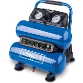 Scheppach Compresseur HC10-Twin | Puissance max. Pression de travail 8 bar | Volume de la cuve 7,5 L | Accès au courant 230 V | Puissance d'aspiration 50,4 L/min | Puissance du moteur 750 W