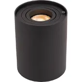 Lucide Lampe de table moderne Tube noire 1xGU10x5W en métal, dimensions : 12,5 x 9,6 x 9,6 cm, IP20,