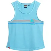 Superdry Femme Débardeur Rayé à Encolure Dégagée Outdoor Blue Taille: 44