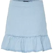 Pieces Jupe 'PCMONICA' bleu clair