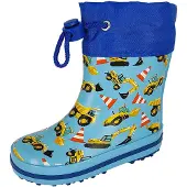 Beck Bottes en caoutchouc bleu / bleu clair / jaune / rouge