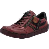 Rieker Baskets basses rouge / noir