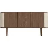 UMAGE Treasures Armoire à 3 Portes Dark Oak | White Sands