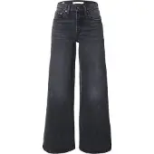 Levi's Jean '728 High Rise Wide Leg' gris foncé