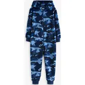 Next Pyjama bleu clair / bleu foncé / noir