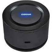 Osram AirZing Mini Air Purifier ; Purificateur d'air pour voiture avec port USB, détruit les virus et bactéries dans le véhicule jusqu'à 99%, filtre TiO2 haute technologie + lumière LED UVA, LEDAS101