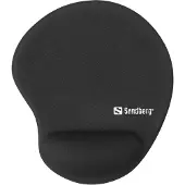 Sandberg Tapis de souris en gel Wrist Rest BULK (S), Tapis de souris, Noir