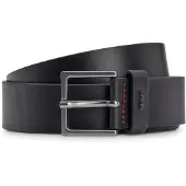 HUGO Ceinture 'Giove' noir / argent