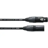 Cordial Câble Micro XLR 10 M Or
