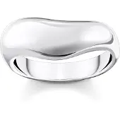 Thomas Sabo Bague 'Ring Organisch geformt Silber' argent
