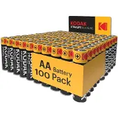 Kodak Xtralife Piles Aa-Lr6 Alcaline 1,5v ¿ Pack De 100