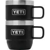 Yeti Rambler Stackable Mugs 6oz, Black, tasses isothermes empilables, 177 ml