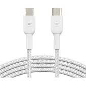 Belkin Câble Usb-c 1 M Blanc 2 Pièces (cab004bt1mwh2pk)