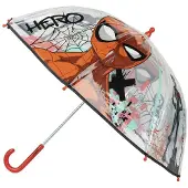 Spiderman Unisexe, Parapluie, Spider-Man Regenschirm Schwarz Poe 45 Cm Für Kinder, Noir