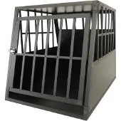 Trekker Caisse pour chien M 65x90x69.5cm, noir