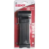 SXP Antivol pliable Art 2 - acier dur, flexible, 80 cm, sécurité vélo, noir