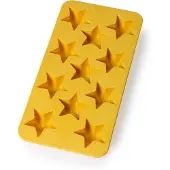 Lékué Ice Cubes, Bacs à glaçons + moules à glace, Jaune