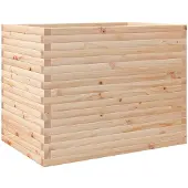 vidaXL Jardinière 90x60x68,5 cm bois de pin massif