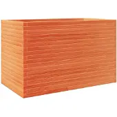 vidaXL Jardinière cire marron 110x60x68,5 cm bois de pin massif