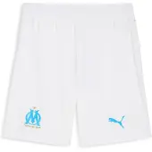 Puma Pantalon de sport 'Olympique de Marseille 25/26' bleu clair / blanc