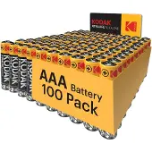 Kodak Xtralife Piles Aaa-Lr3 Alcaline 1,5v ¿ Pack De 100