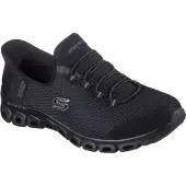 SKECHERS Femmes-Sneaker-Slipper Noir, Couleur:noir, EU Taille:42