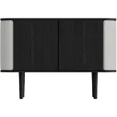 UMAGE Treasures Armoire à 2 Portes Black Oak | Sterling