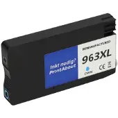 PrintAbout Cartouche compatible pour HP 963XL (3JA27AE) - Cyan - Grande capacité